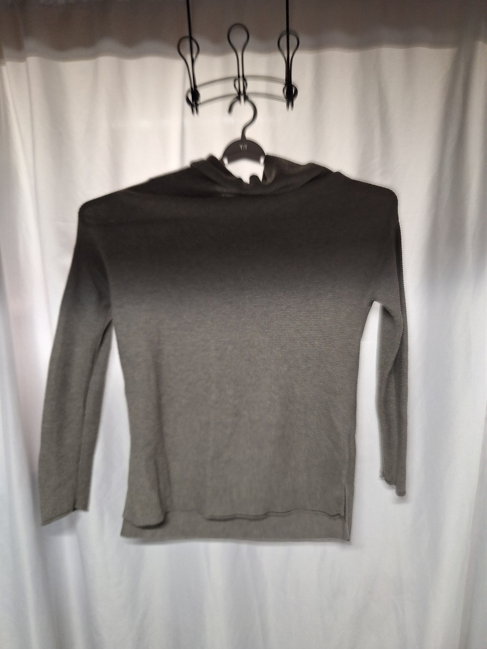 Old Navy Gray Cowl Neck Lightweight Sweater/Tunic